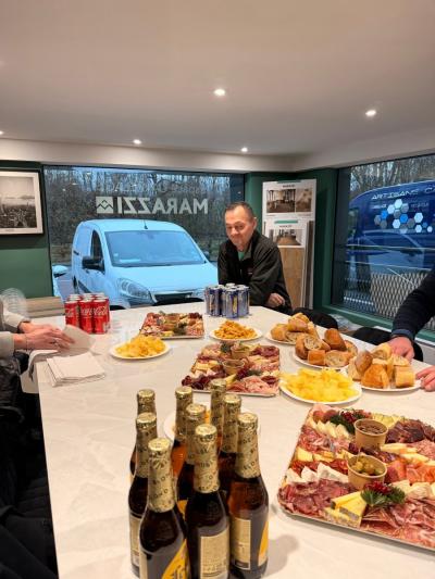 Cocktail dinatoire de fin d'année pour nos salariés de la SARL LE BRUN TURGIS