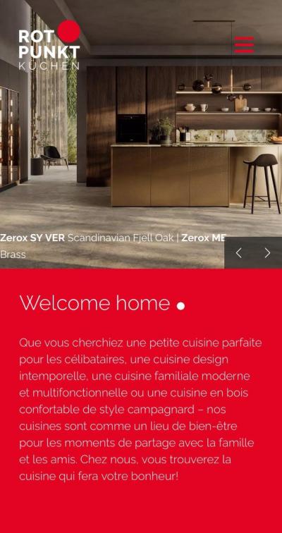 Nouveau partenaire officiel de cuisine ROTPUNKT KUCHEN avec la société 