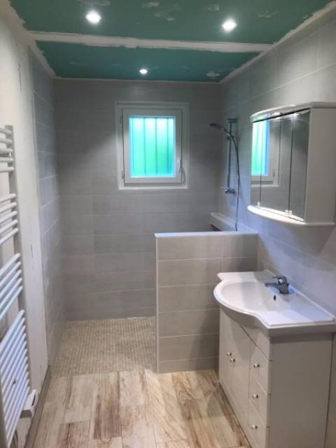 Rénovation et agencement d'une salle de douche pour personne handicapé à TOUQUES 14800